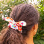 Floral Print Hair Scrunchie, thumbnail 1 of 5