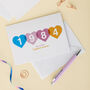Personalised Heart Date Anniversary Or Valentines Card, thumbnail 1 of 5