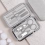 Personalised Ladies Manicure Set Silver Pearl, thumbnail 5 of 12