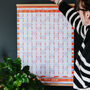 2027 Wall Planner | Bold Abstract Stripe Design, thumbnail 3 of 6