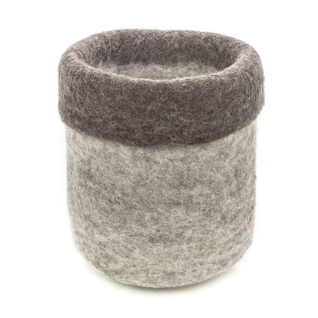 Handmade Felt Plant Pot Home Accessory By Felt so good