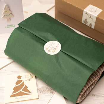 White Cable Baby Blanket And Hat Gift Set, 9 of 10