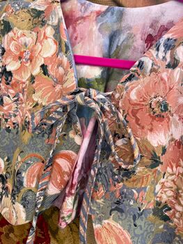 Watercolour Floral Reversible Waistcoat, 5 of 6