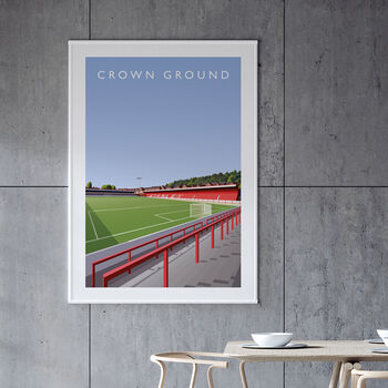 Accrington Stanley Crown Ground Poster, 4 of 8