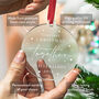 Our First Christmas Together Bauble Gift For Couples, thumbnail 3 of 7