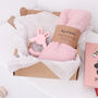 New Baby Teether And Muslin Swaddle Gift Set, thumbnail 5 of 10