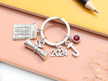 Maths Graduate Personalised Keyring, Graduation Keyring, Accountant, 2 of 9