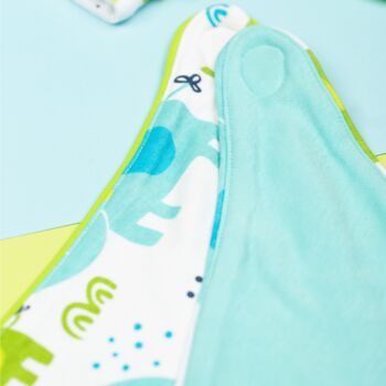 Pack Of Two Baby Bibs In Organic Cotton, 9 of 12