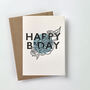 'Happy B'day' Letterpress Card, thumbnail 3 of 4