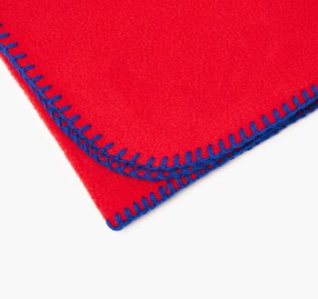 Red Fleece Dog Blanket, 2 of 4