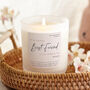 Wedding Gift For Best Friend Scented Candle, thumbnail 1 of 10