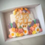 Personalised Wild Flower Birthday Cake Biscuit Gift, thumbnail 2 of 4