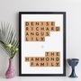 Personalised Family Names Wall Art Family Gift, thumbnail 3 of 8
