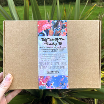 Pen And Ink Butterfly Drawing Workshop Video Tutorial Gift Set, 2 of 12