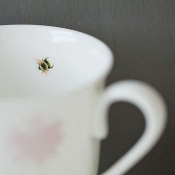 Personalised Hidden Message Botanical Bone China Cup, 5 of 9
