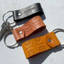 Personalised Leather Keyring With Welsh Detail, thumbnail 7 of 10