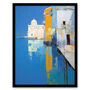 Reflections Of Venice Blue Yellow Bold Wall Art Print, thumbnail 5 of 6