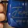 Coloured Enamel Personalised Golf Mug, thumbnail 3 of 4