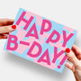 Happy Birthday! Letterbox Message Cookies Hot Pink, thumbnail 3 of 7