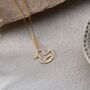 Sterling Silver Duck Necklace, thumbnail 1 of 10