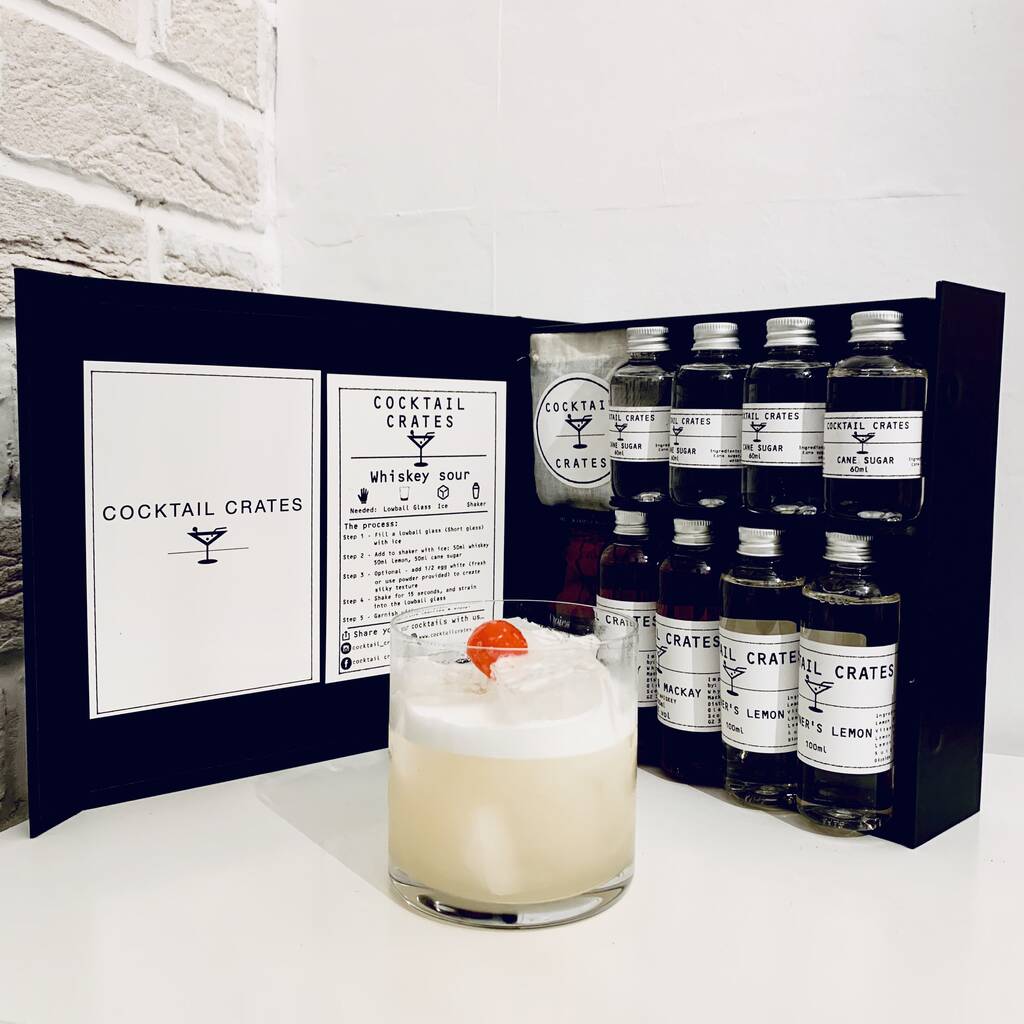 Whisky Sour Cocktail Gift Box, 1 of 5