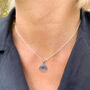 Infinity Protection Gemstone Necklace And Earring Set, thumbnail 3 of 9