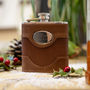 Personalised Leather Hip Flask, thumbnail 4 of 12
