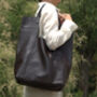 Genuine Leather Designer Tote Handbag Andriana, thumbnail 3 of 8