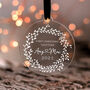 Personalised Acrylic First Christmas Together Ornament, thumbnail 10 of 10