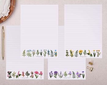 Meadow Flowers Writing Paper Gift Box Set, 2 of 4