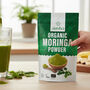 Ausha Organic Moringa Leaf Powder 500g For Immunity Energy UK Certified Organic By Soil Association, thumbnail 1 of 12