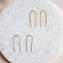 Medium Arch Earrings, thumbnail 1 of 4