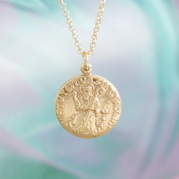 St. Christopher Pendant In Gold Plate Or Silver, 5 of 8