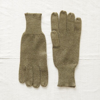Fair Trade Luxury Soft Fine Knit Merino Ladies Gloves, 5 of 12