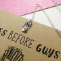 'Fries Before Guys' Anti Valentines Day Necklace, thumbnail 3 of 6