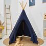 Personalised Midnight Blue Teepee Tent, thumbnail 2 of 6