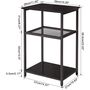 Three Tier Side End Table Nightstand Storage Shelves, thumbnail 10 of 12