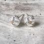 Friendship Knot Earrings In Sterling Silver, thumbnail 2 of 10