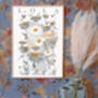 April Daisies Birth Flower Print And Name, thumbnail 3 of 4