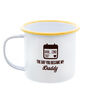 Personalised Day You Became My Daddy Enamel Mug, thumbnail 4 of 7