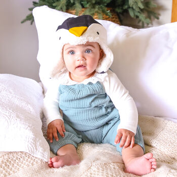 Handmade Organic Cosy Penguin Hat, 3 of 10