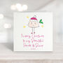Merry Christmas To My Fiancée And Bump Card C, thumbnail 1 of 3