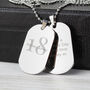 Personalised Birthday Dog Tag Necklace, thumbnail 2 of 3