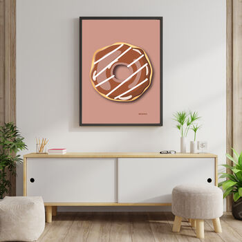 Chocolate Doughnut Print, 2 of 5