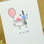 Personalised 'Button Anniversary' Handmade Card, thumbnail 6 of 11