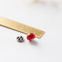 Red Faux Pearl Modesty Pin, thumbnail 4 of 11