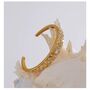 Monaco D'or Gold Crystal Love Heart Stone Pavé Charm Gift Bangle, thumbnail 1 of 4