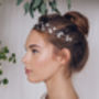 Flower Wedding Headband Bridal Hairvine Daisy, thumbnail 7 of 12