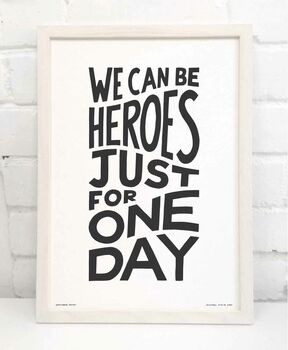 We Can Be Heroes Print, 5 of 8