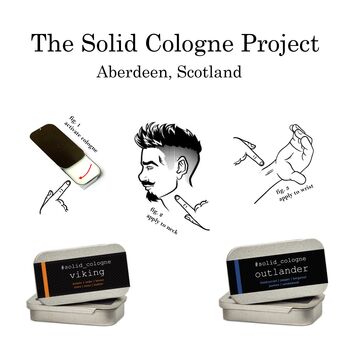 Outlander Solid Cologne Made In Scotland, 3 of 6